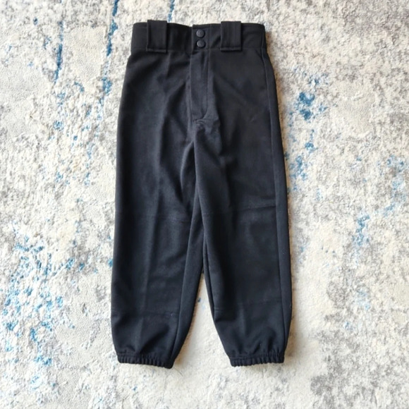 Rawlings Boys' Size XS (4/5) Classic‎ Fit Belted Baseball Pant Black - Picture 2 of 3